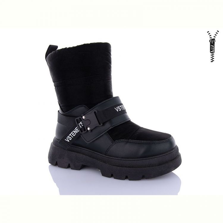 Купить Дутики QQ Панда JP27 black на obuv-plus.com.ua