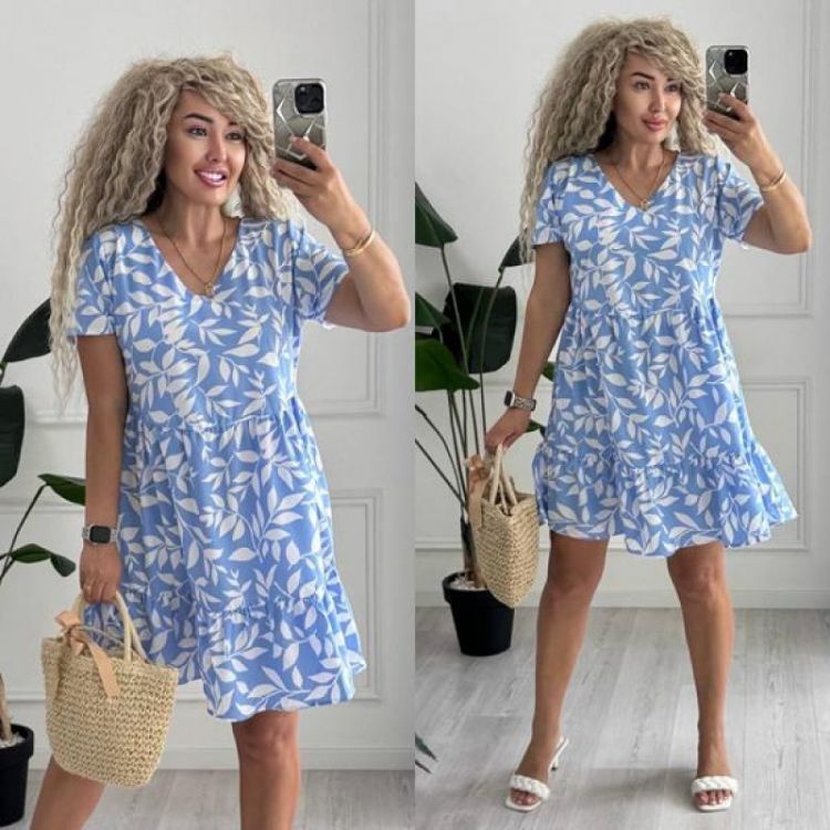 Купить Платье Sofi Cor 2086 l.blue на obuv-plus.com.ua