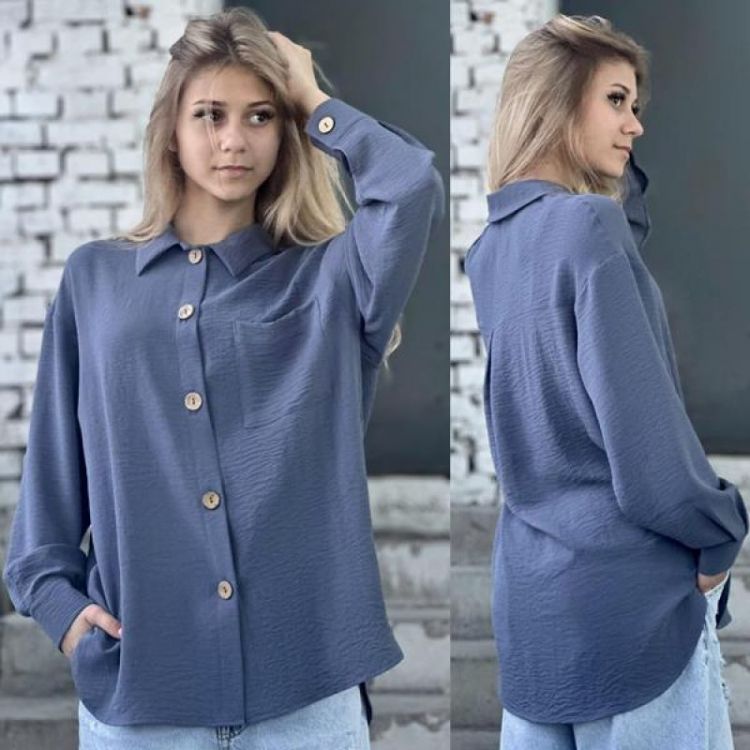 Купить Рубашка Karolina KR97 navy на obuv-plus.com.ua