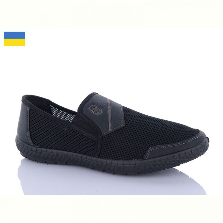 Купить Слипоны Dago 81 чорний на obuv-plus.com.ua