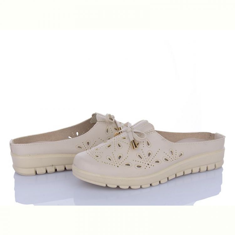 Купить Шлепанцы Yaqiniao 001-3 beige на obuv-plus.com.ua