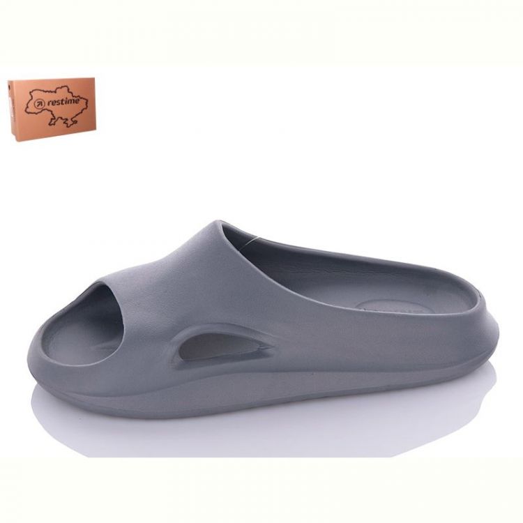 Купить Шлепанцы Restime TWL23125 grey на obuv-plus.com.ua