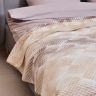 Купить Плед покрывало Kassandra 150х200 см IDEIA см беж, хлопок, натуральное на obuv-plus.com.ua