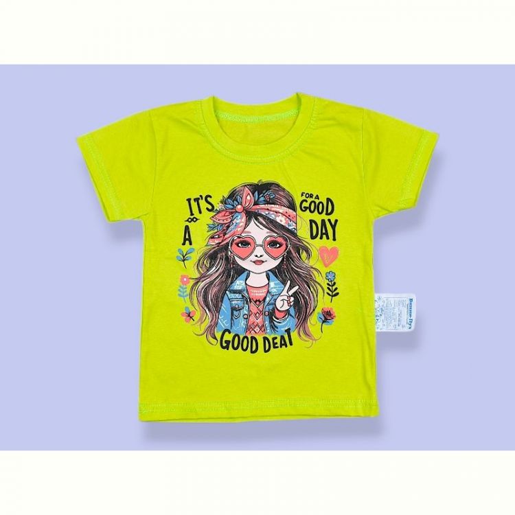 Купить Футболка Kir15 112264 l.green на obuv-plus.com.ua