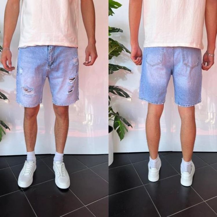 Купить Шорты i8denim 2266 l.blue на obuv-plus.com.ua