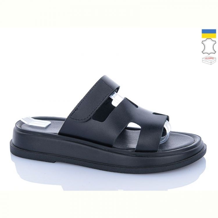 Купить Шлепанцы Sali 6 чорний к чор-п. на obuv-plus.com.ua