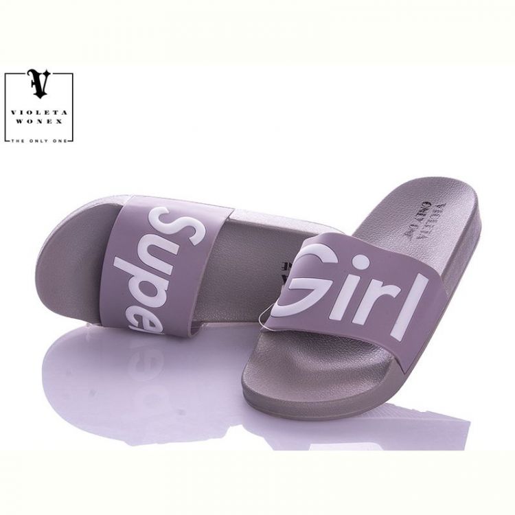 Купить Шлепанцы Violeta 8-305 grey на obuv-plus.com.ua