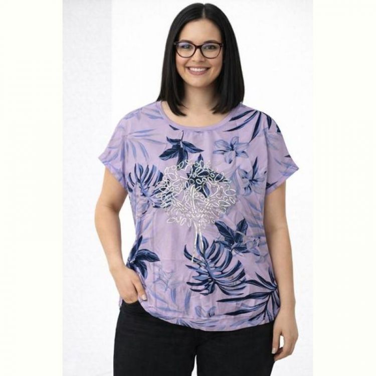 Купить Футболка Elena&Vika 26025 lilac на obuv-plus.com.ua