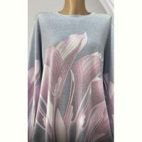 Купить Свитер Elena&Vika 25210 grey-pink на obuv-plus.com.ua