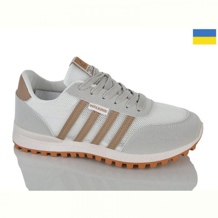 Купить Кроссовки Demur N6682 білий-св.сірий-качі на obuv-plus.com.ua