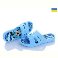Купить Шлепанцы Golden Lion Міккі блакитний на obuv-plus.com.ua