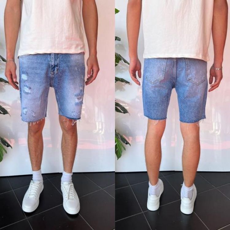 Купить Шорты i8denim 2267 l.blue на obuv-plus.com.ua