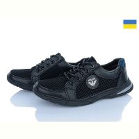 Купить Кроссовки Львов База Ankor 16-1 сітка чорний на obuv-plus.com.ua