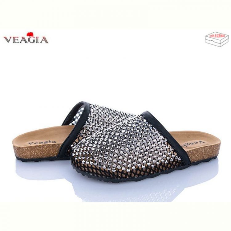 Купить Шлепанцы Veagia N14 black-grey на obuv-plus.com.ua