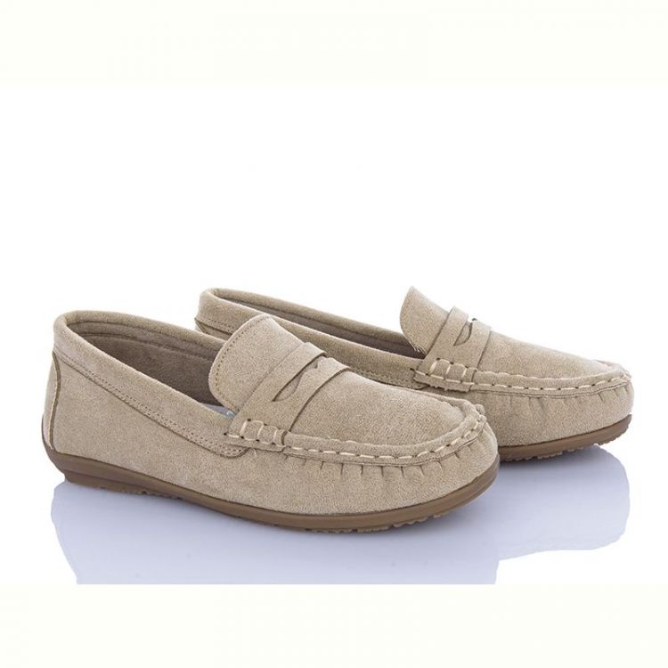 Купить Мокасины Apawwa AX641 beige на obuv-plus.com.ua