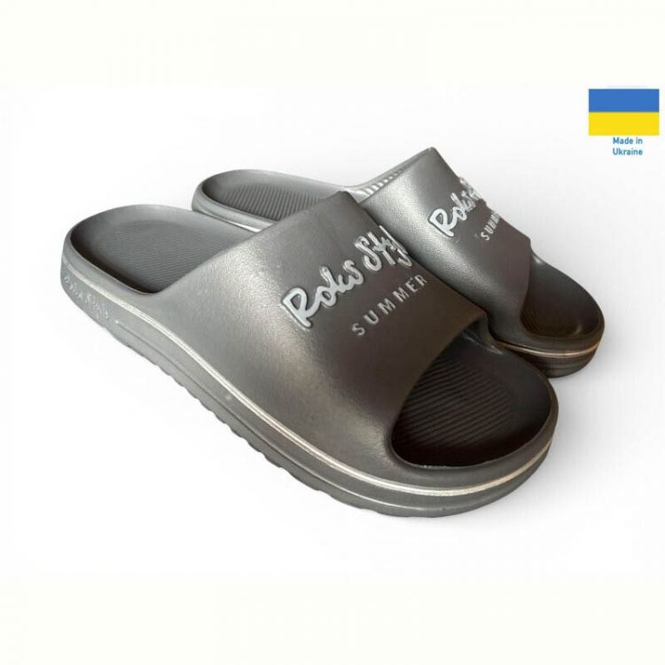 Купить Шлепанцы Roksol 520-018 сірий на obuv-plus.com.ua