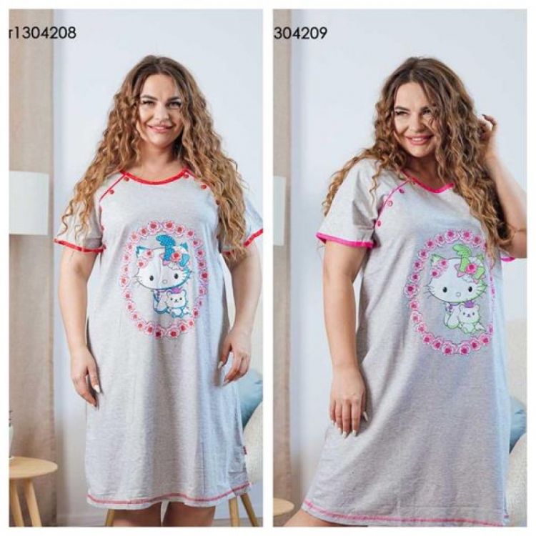 Купить Ночнушка Vehuiah 1304209 grey на obuv-plus.com.ua