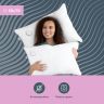 Купить Подушка Sweet Moon 50х70 см PAPAELLA искусственный пух хлопок перкаль с вышивкой мягкая на obuv-plus.com.ua