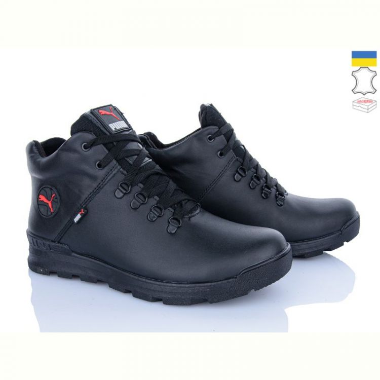 Купить Кроссовки Alex Bens P03 глад.чорний на obuv-plus.com.ua