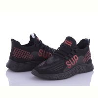 Купить Кроссовки Viktoria 907 black-red на obuv-plus.com.ua