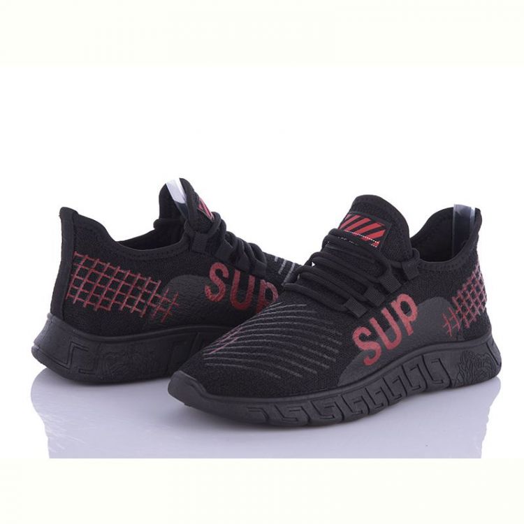 Купить Кроссовки Viktoria 907 black-red на obuv-plus.com.ua