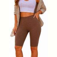 Купить Велосипедки ALIA AL197 brown стрейч вискоза на obuv-plus.com.ua