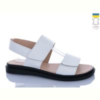 Купить Босоножки Sali 66 білий чор-п.батал на obuv-plus.com.ua