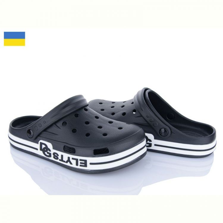 Купить Кроксы Golden Lion 526 чорний на obuv-plus.com.ua