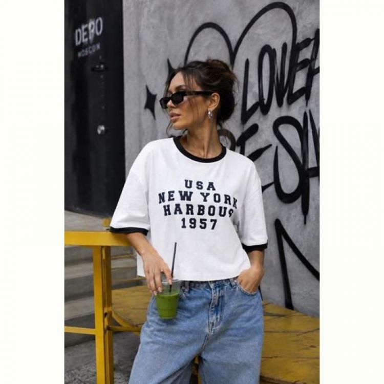 Купить Футболка New Season F051 white на obuv-plus.com.ua