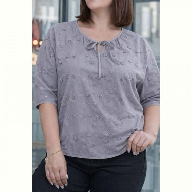 Купить Блузка Elena&Vika 26027 grey на obuv-plus.com.ua