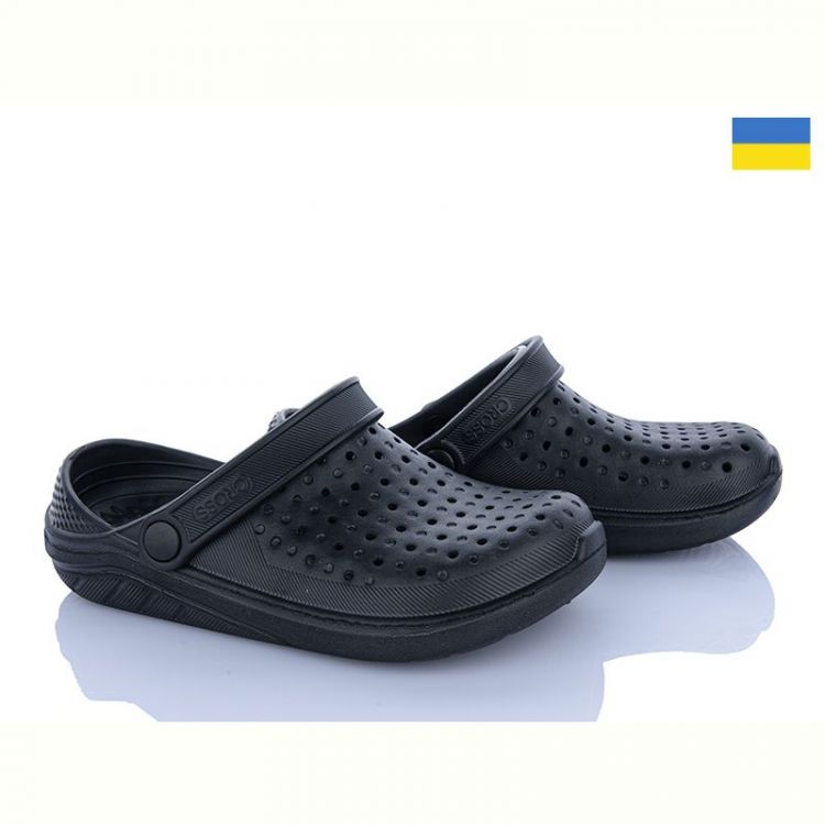 Купить Кроксы Cross Cross 025-1 чорний на obuv-plus.com.ua