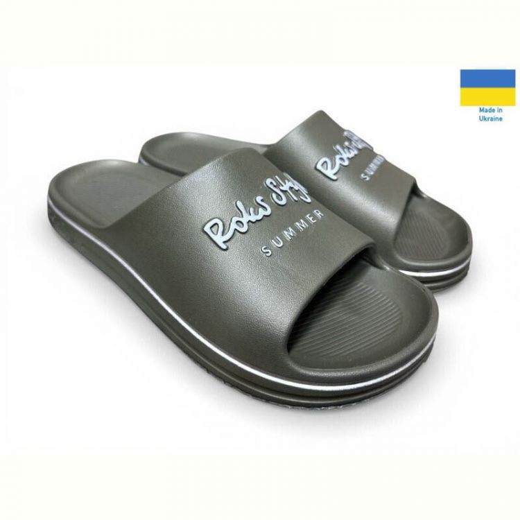 Купить Шлепанцы Roksol 520-017 хакі на obuv-plus.com.ua