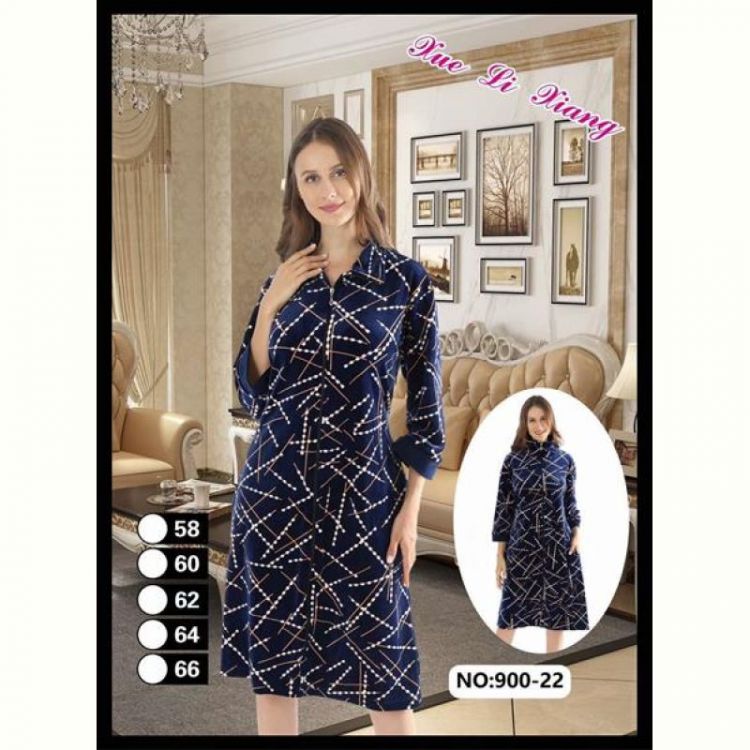 Купить Халат Fili Wear 900-22 navy на obuv-plus.com.ua