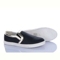Купить Слипоны Apawwa D393 black на obuv-plus.com.ua