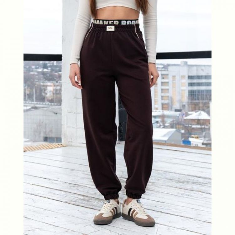 Купить Штаны спорт AZNA Б03 brown на obuv-plus.com.ua