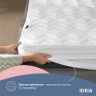Купить Наматрасник NORDIC СOMFORT 160х200х35 см IDEIA натяжной с бортом по периметру пл 150 г/м2 защитный на obuv-plus.com.ua