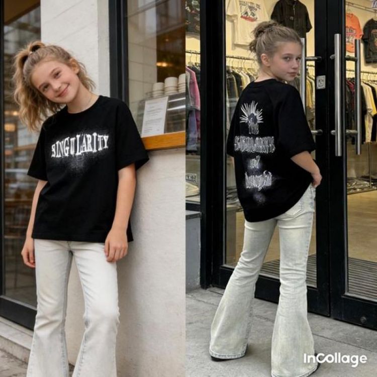Купить Футболка Fili kids 26206 black на obuv-plus.com.ua