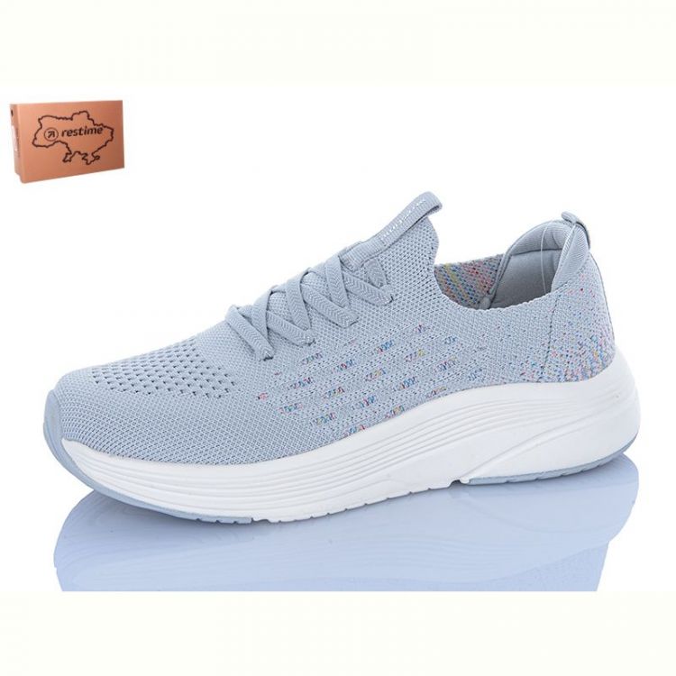 Купить Кроссовки Restime OWL26752 grey на obuv-plus.com.ua