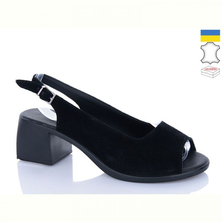 Купить Босоножки Sali 120 чорний з чор-п. на obuv-plus.com.ua