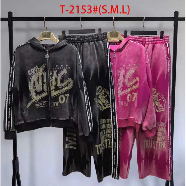 Купить Костюм спорт Saint Wish T2153 pink на obuv-plus.com.ua