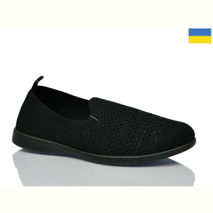 Купить Слипоны Demur 6711 чорний на obuv-plus.com.ua
