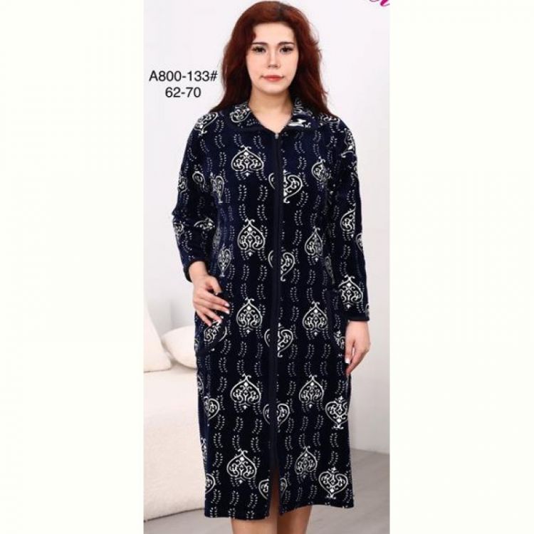 Купить Халат Fili Wear 800-133 navy на obuv-plus.com.ua