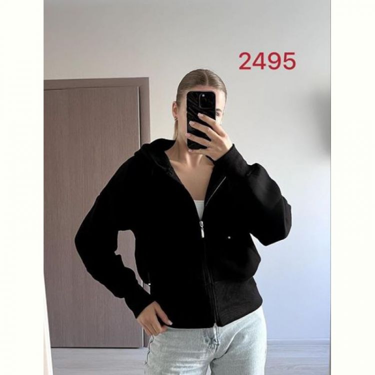 Купить Кофта спорт FSN 2495 black на obuv-plus.com.ua