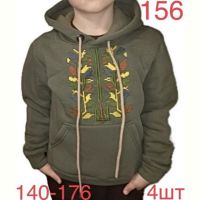 Купить Худи Надийка ND367-156 khaki на obuv-plus.com.ua