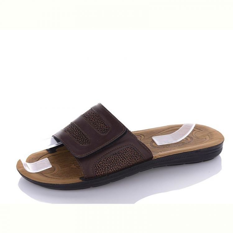 Купить Шлепанцы Oskar E1005Ш brown на obuv-plus.com.ua