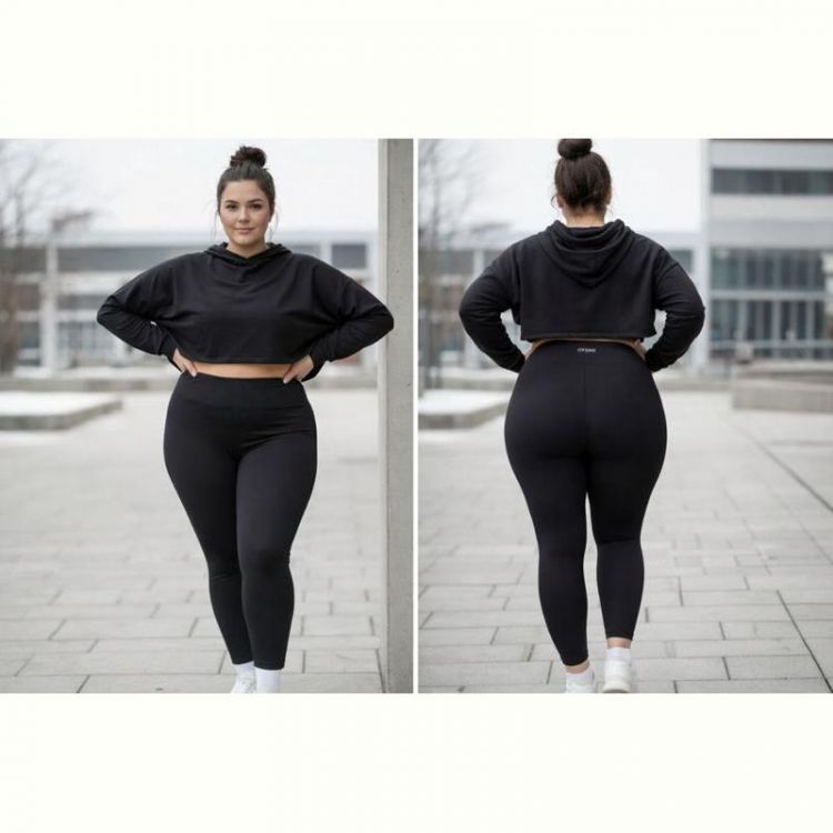 Купить Лосины Sport style 50002 black на obuv-plus.com.ua