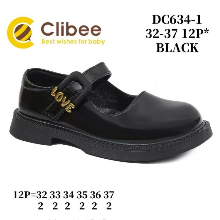 Купить Туфли Clibee ALD-DC634-1 black на obuv-plus.com.ua