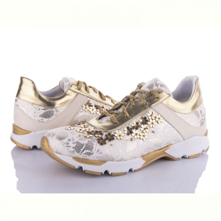 Купить Кроссовки Seniorah 5000 gold-white на obuv-plus.com.ua