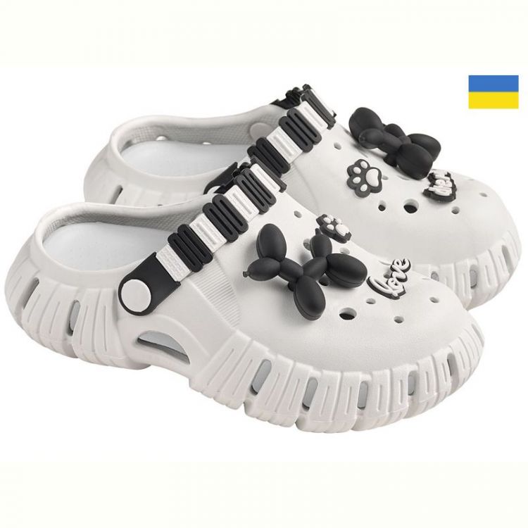 Купить Кроксы Gipanis DS012 білий на obuv-plus.com.ua