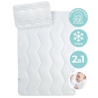 Купить Набор детский в кроватку Comfort PAPAELLA одеяло всесезонное 100х135 см и подушка 40х60 см белый антиаллергенный для детей на obuv-plus.com.ua